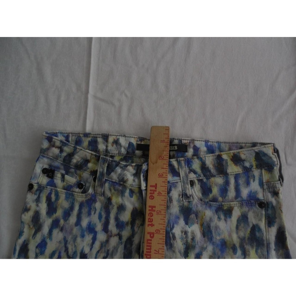 Big Star Shorts Womens 26 4 Multicolor Spotted Printed Denim Low Rise Festival - Picture 6 of 8